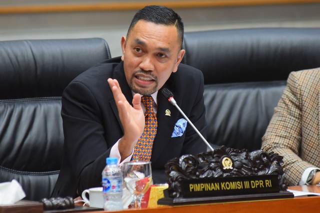 Wakil Ketua Komisi III Ahmad Sahroni