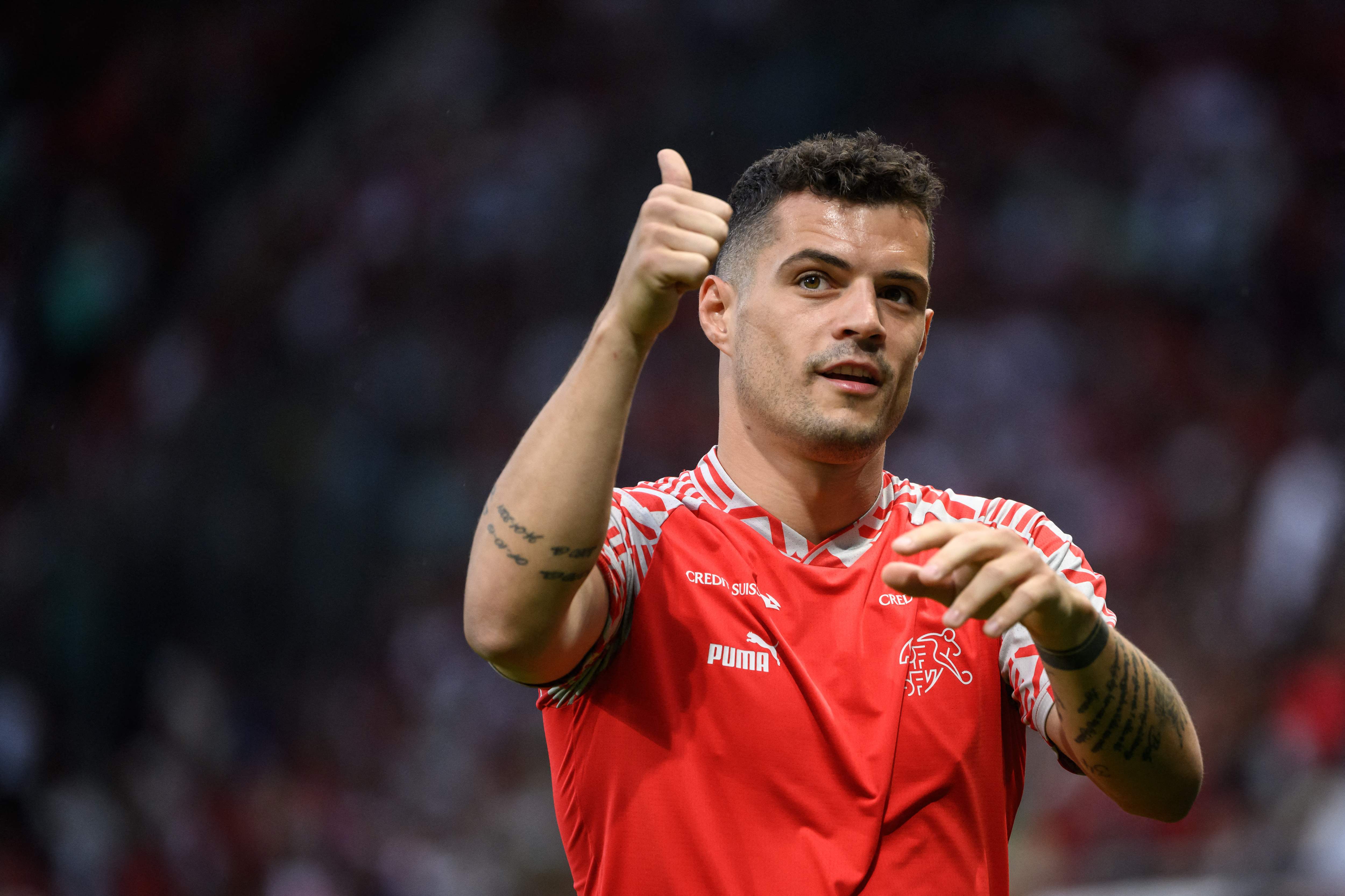 Gelandang timnas Swiss Granit Xhaka
