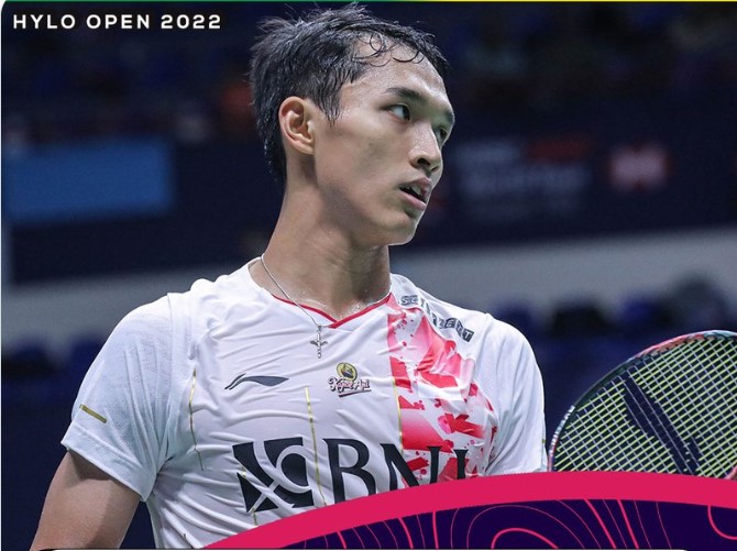 Tunggal putra Indonesia Jonatan Christie