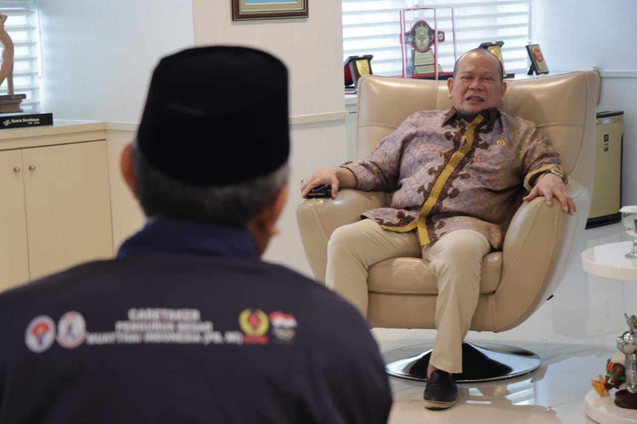 Ketua DPD RI AA LaNyalla M Mattalitti meminta para orangtua waspadai pemberian obat sirop kepada anak di Semarang, Jawa Tengah.