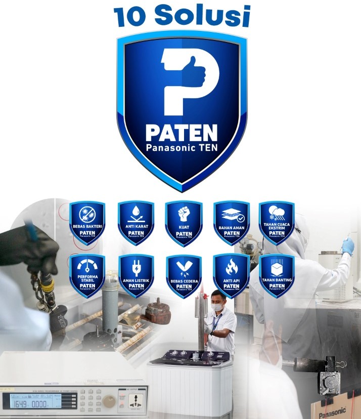 Keunggulan Mesin cuci PaTEN Panasonic