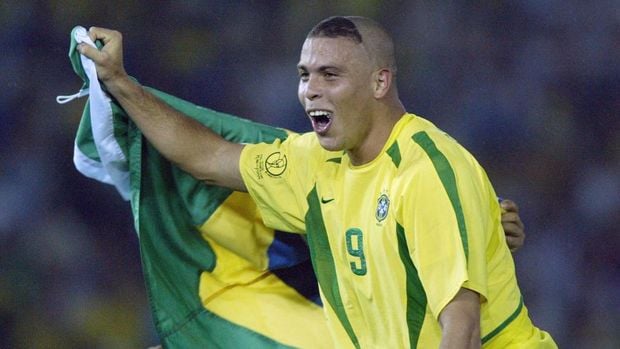 Ronaldo Nazario di Piala Dunia 2002.
