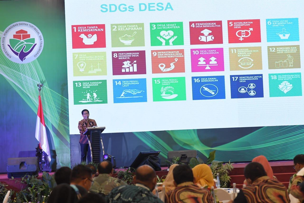 Menteri Desa, Pembangunan Daerah Tertinggal dan Transmigrasi Abdul Halim Iskandar dalam Penetapan Hari Percepatan Pembangunan Daerah di Bond