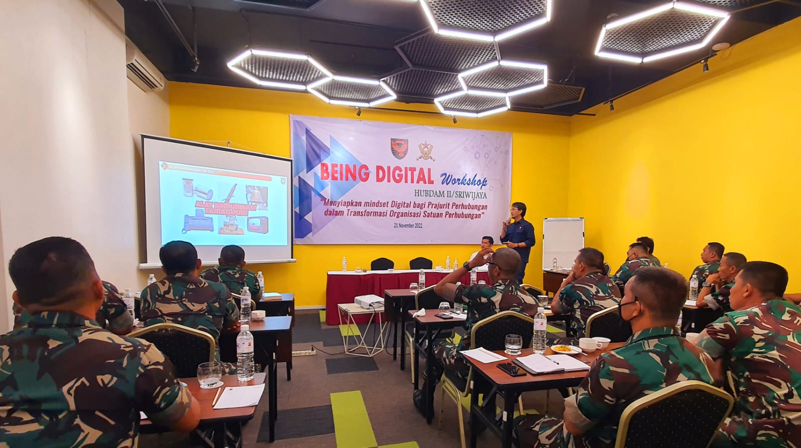 Workshop Menyiapkan Mindset Digital bagi Prajurit Perhubungan dalam Transformasi Organisasi satuan Perhubungan