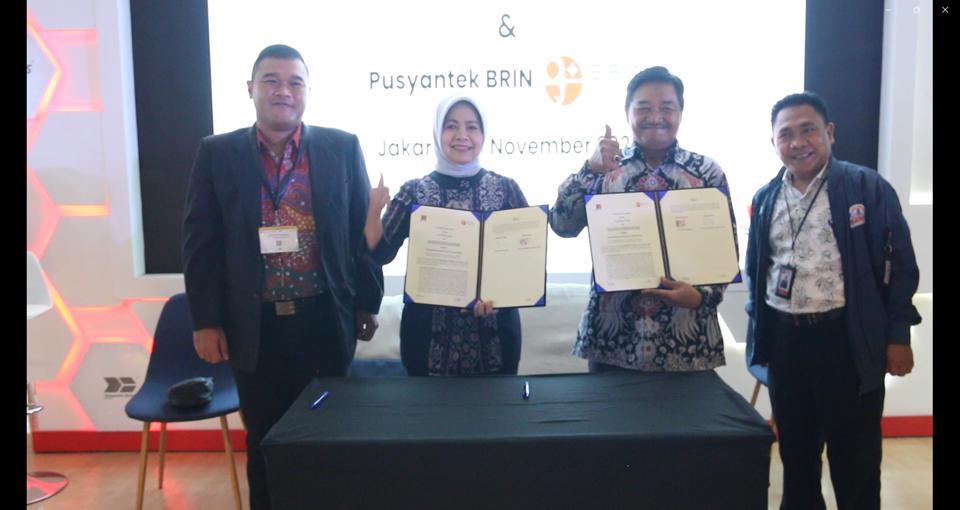 Penandatanganan Memorandum of Understanding (MoU) Delameta dengan BRIN.
