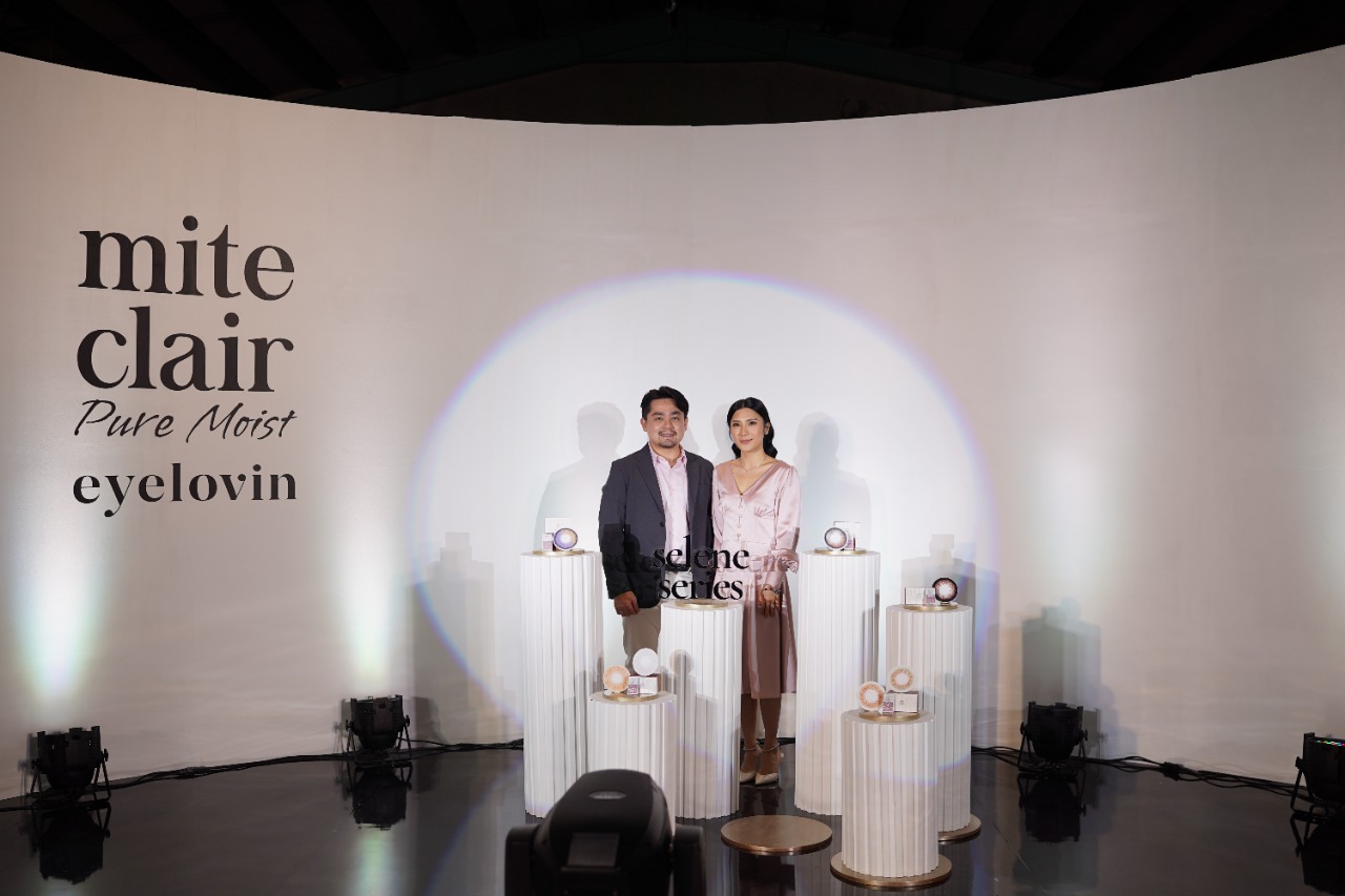 Acara peluncuran Mite Clair Pure Moist seri terbaru, Selene. oleh Eyelovin di Jakarta.