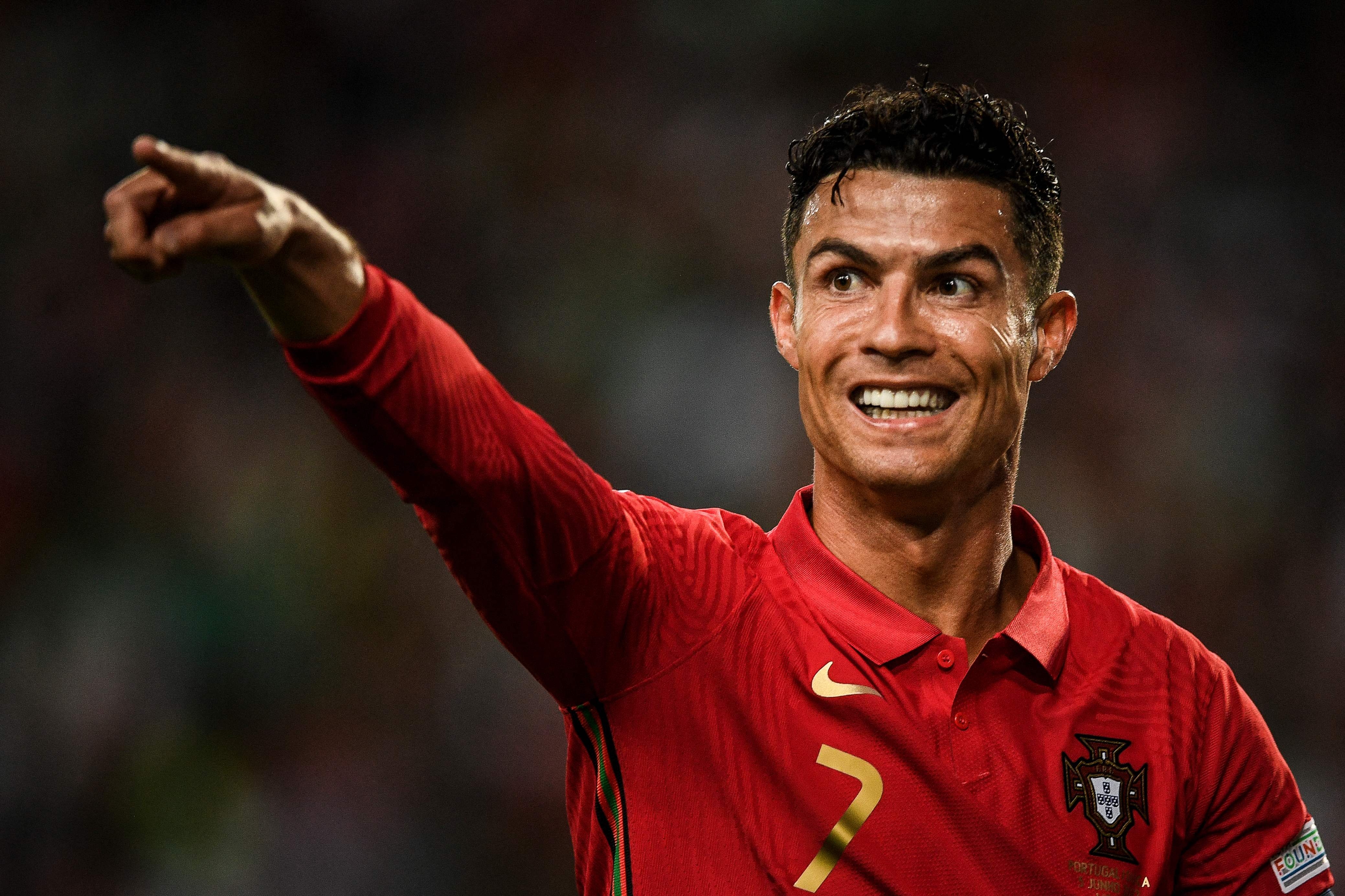 Penyerang timnas Portugal Cristiano Ronaldo
