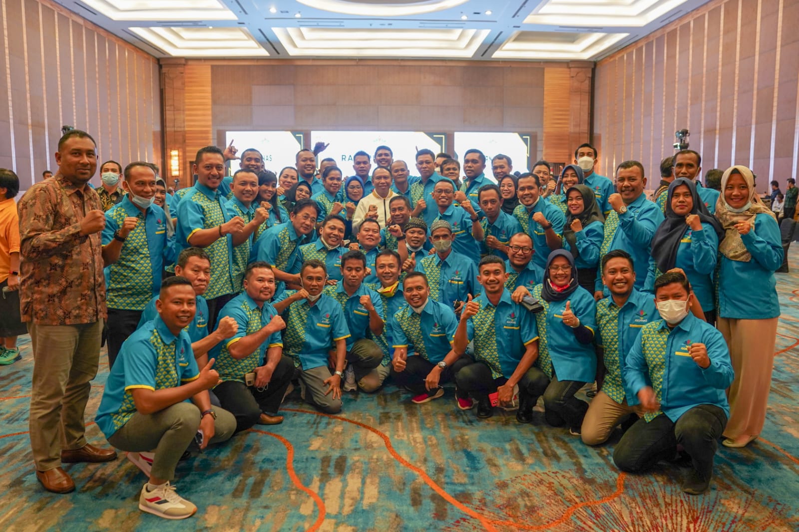 Menpora Zainudin Amali di sela-sela Rakernas Ikaran Guru Olahraga Nasional (IGORNAS)