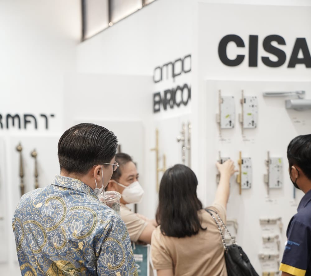 Stan Kenari Djaja di Pameran IndoBuildTech