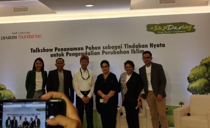 Talkshow Penanaman Pohon sebagai Tindakan Nyata untuk Pengendalian Perubahan Iklim di Kudus, Rabu (23/11). 