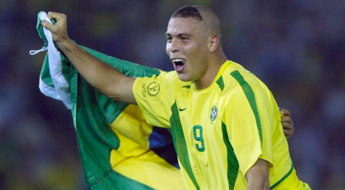 Ronaldo Nazario di Piala Dunia 2002.