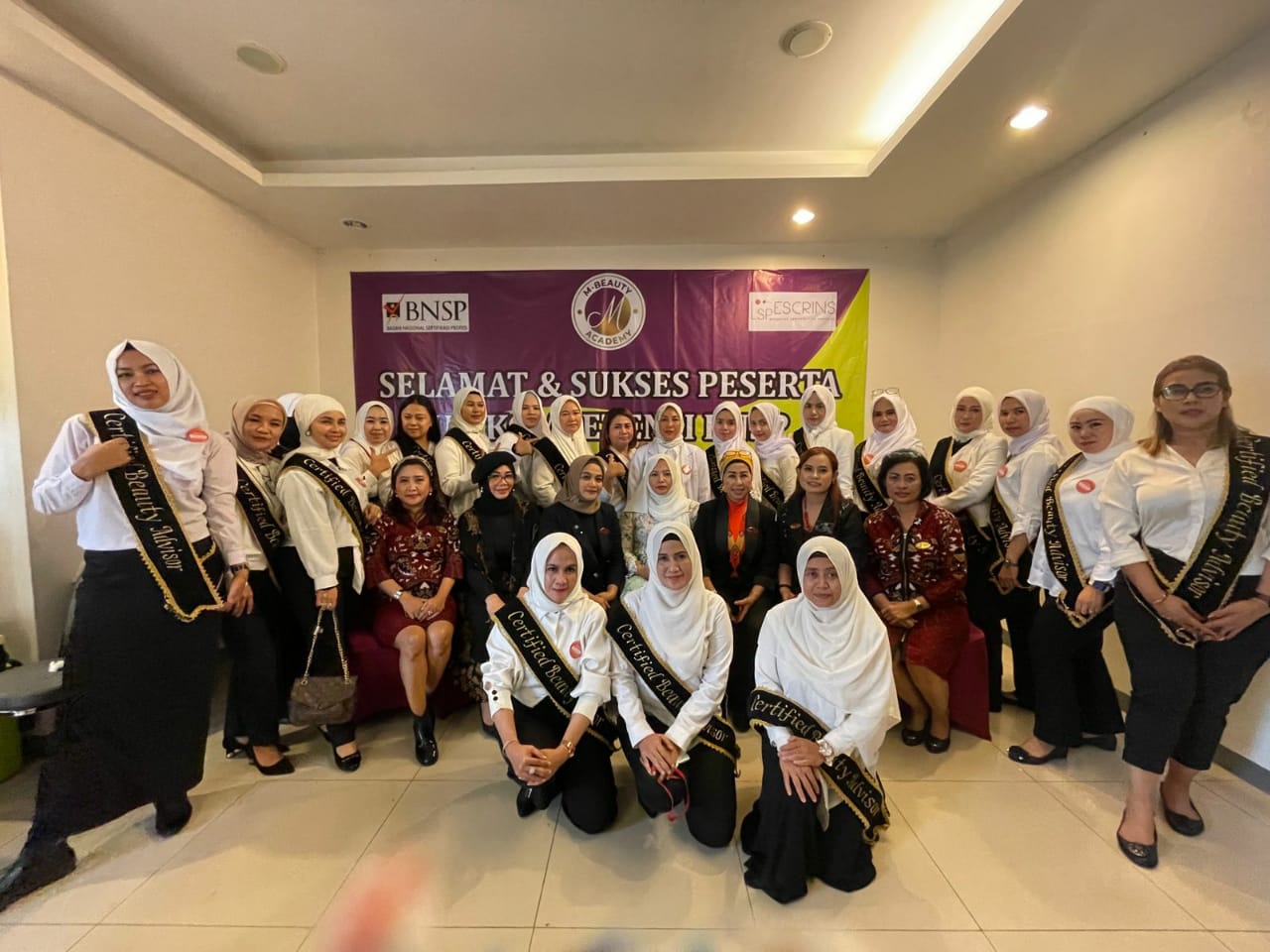 Pelatihan dan sertifikasi beauty advisor