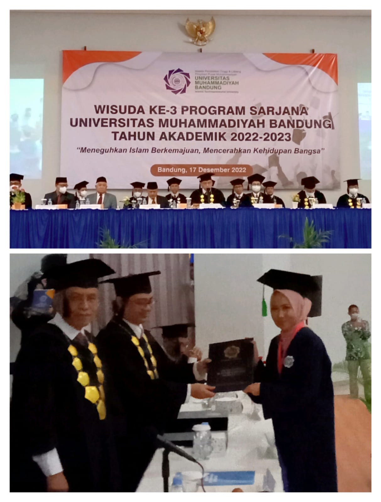 Sebanyak 335 lulusan Universitas Muhammadiyah Bandung Diwisuda dan akan kembali ke masyarakat untuk mengabadikan diri dan ilmu mereka. 