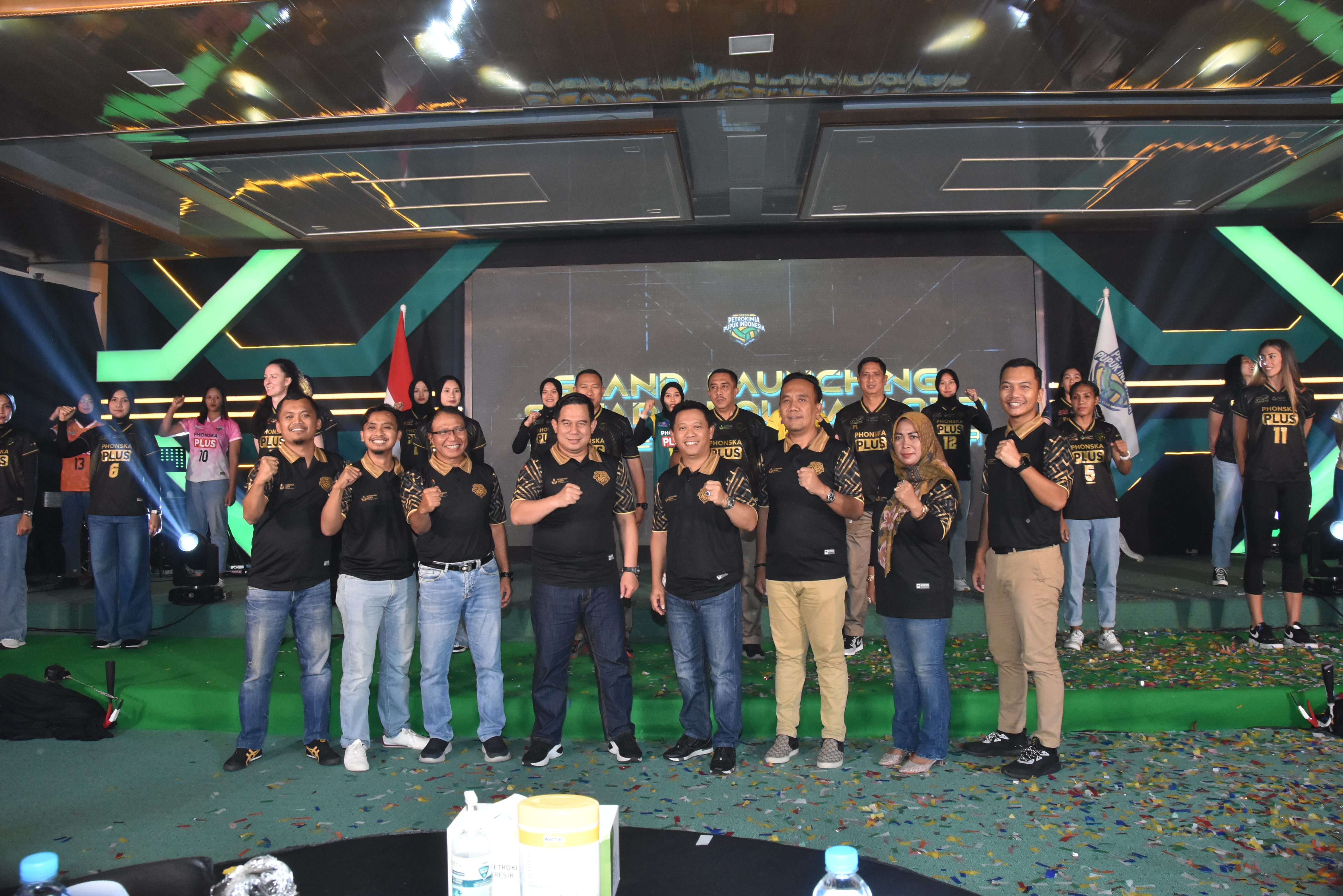 Peluncuran klub voli Gresik Petrokimia Pupuk Indonesia