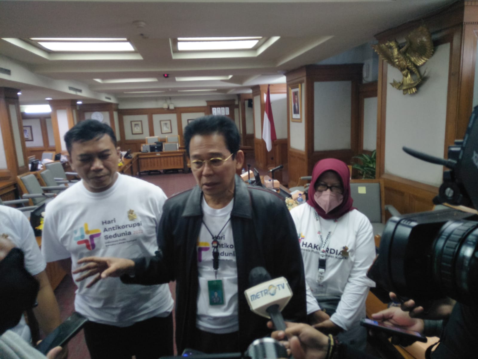  Wakil Ketua Komisi Pemberantasan Korupsi (KPK) Johanis Tanak mengingatkan ada ancaman hukuman mati bagi koruptor dana bencana