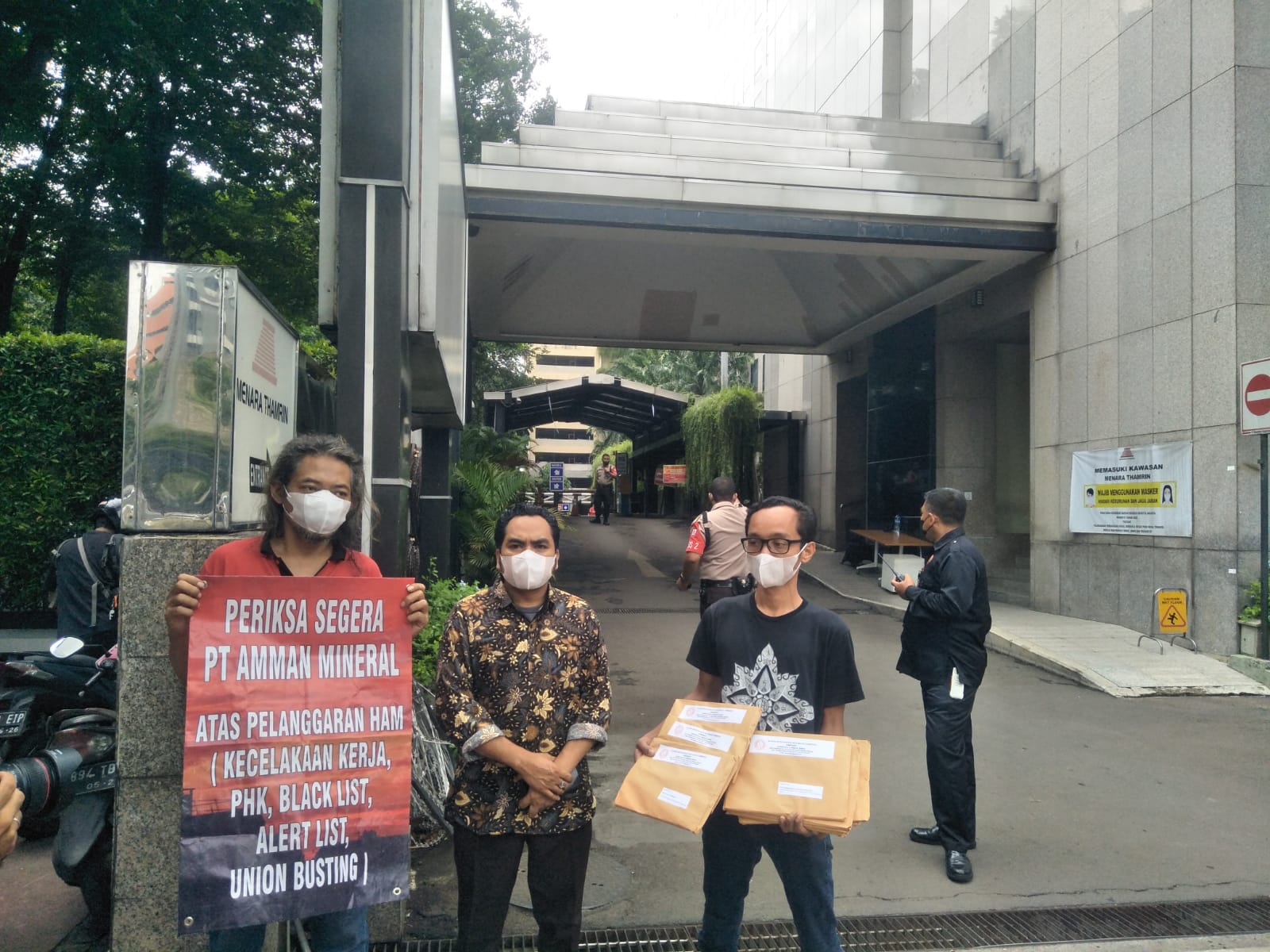 Ketua Amanat KSB Muh Erry Satriawan ke Kantor Perwakilan PBB du Jakarta