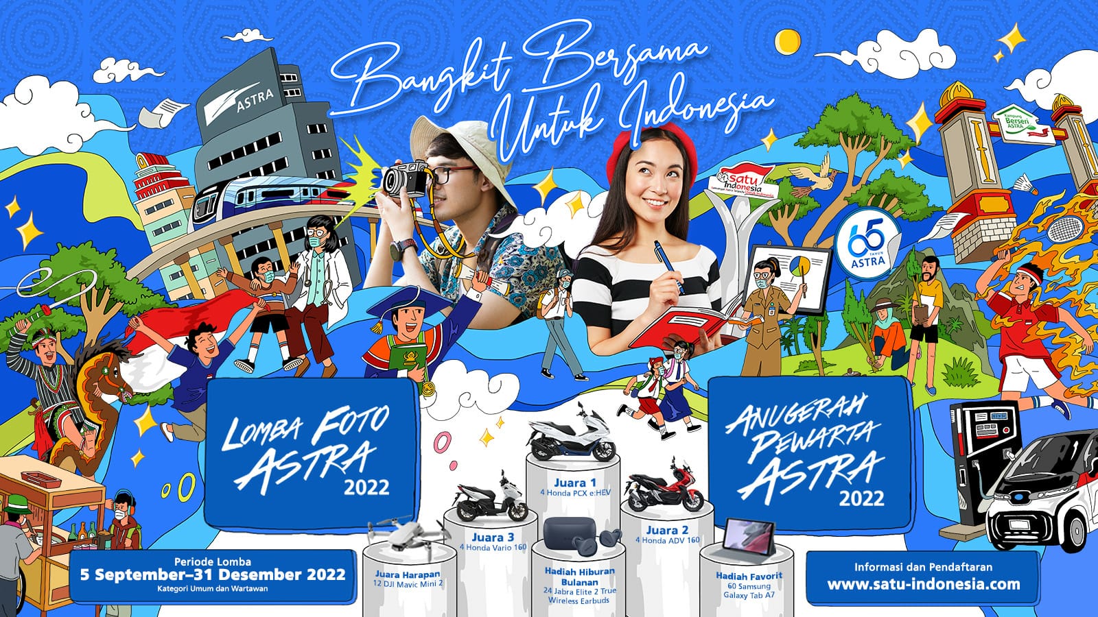 Astra  meluncurkan Lomba Foto Astra dan Anugerah Pewarta Astra 2022 dengan mengangkat tema “Bangkit Bersama untuk Indonesia”. 