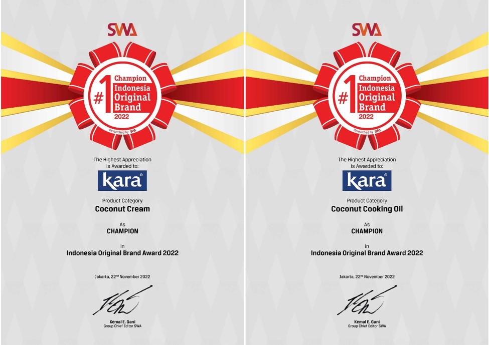 KARA Kembali Raih Indonesia Best Brand Award 2022