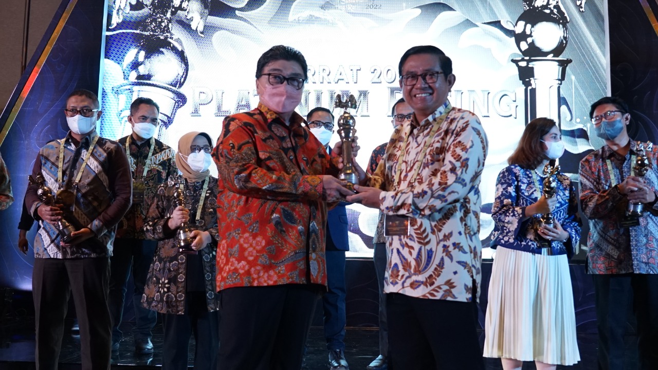 Platimun Rank untuk Petrokimia Gresik di ajang ASRRAT 2022