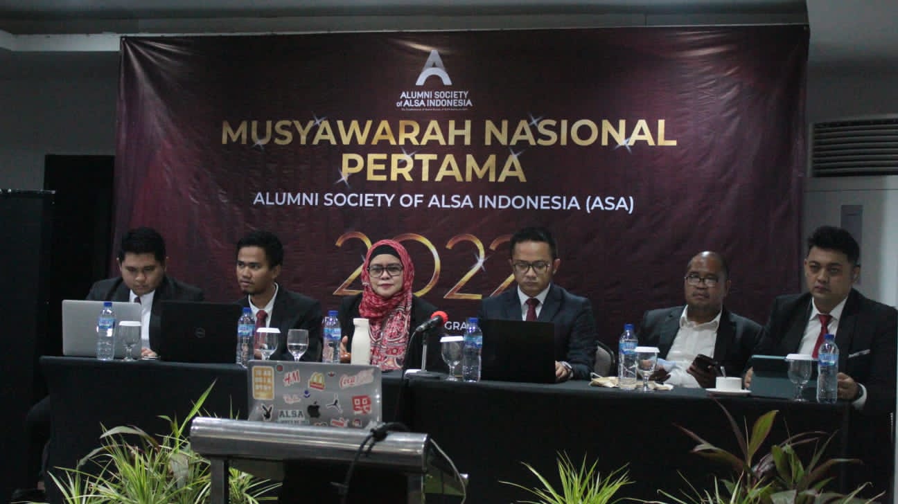 Alumni Society of ALSA (ASA) Musyawarah Nasional (Munas) pertama di Grand Kemang Hotel, Jakarta.