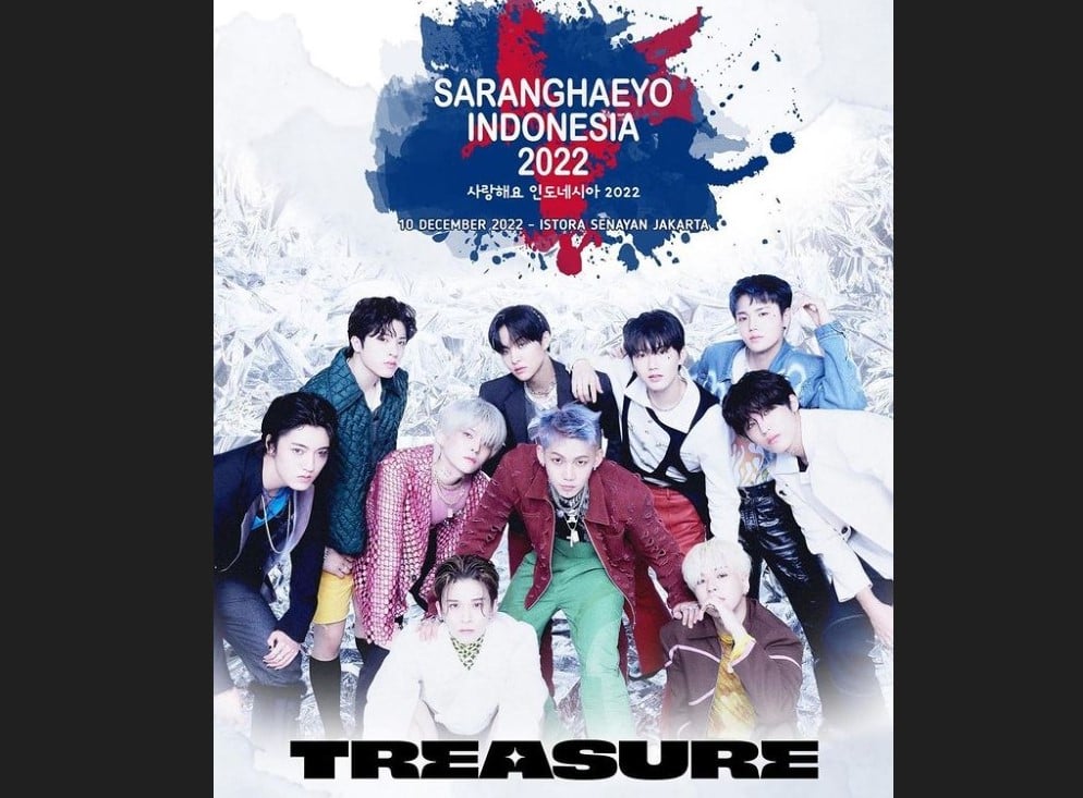 Pengumuman Treasure akan tampil di Indonesia