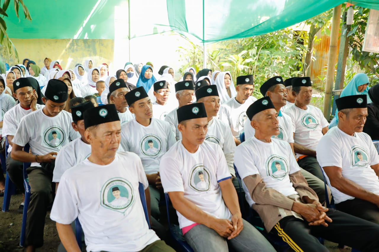 Ratusan Tuan Guru dan masyarakat di Deli Serdang, Sumut bersatu menyuarakan aspirasi Ganjar Presiden 2024, Jumat (16/12/22