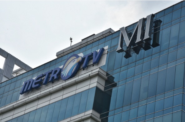 Gedung Media Group, yang juga menjadi kantor Metro TV dan Media Indonesia, di Jakarta. 