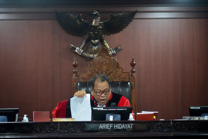 Hakim Konstitusi Arief Hidayat