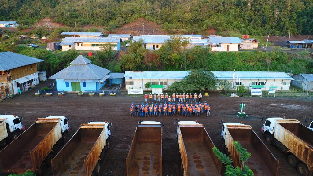 Ini site Rohul Energindo Indonesia  di Pulau Kabaena, Sulawesi Tenggara
