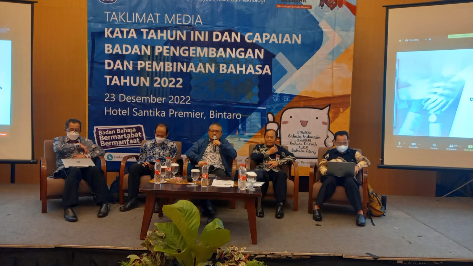 Taklimat Media badan Bahasa Kemendikbudristek