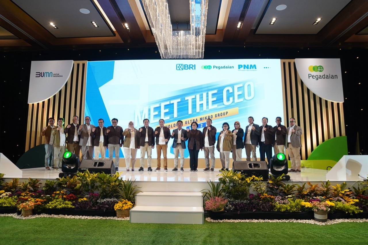 Acara Meet The CEO yang diselenggarakan PNM di Kantor Pusat Menara PNM, Jakarta, Selasa (20/12).