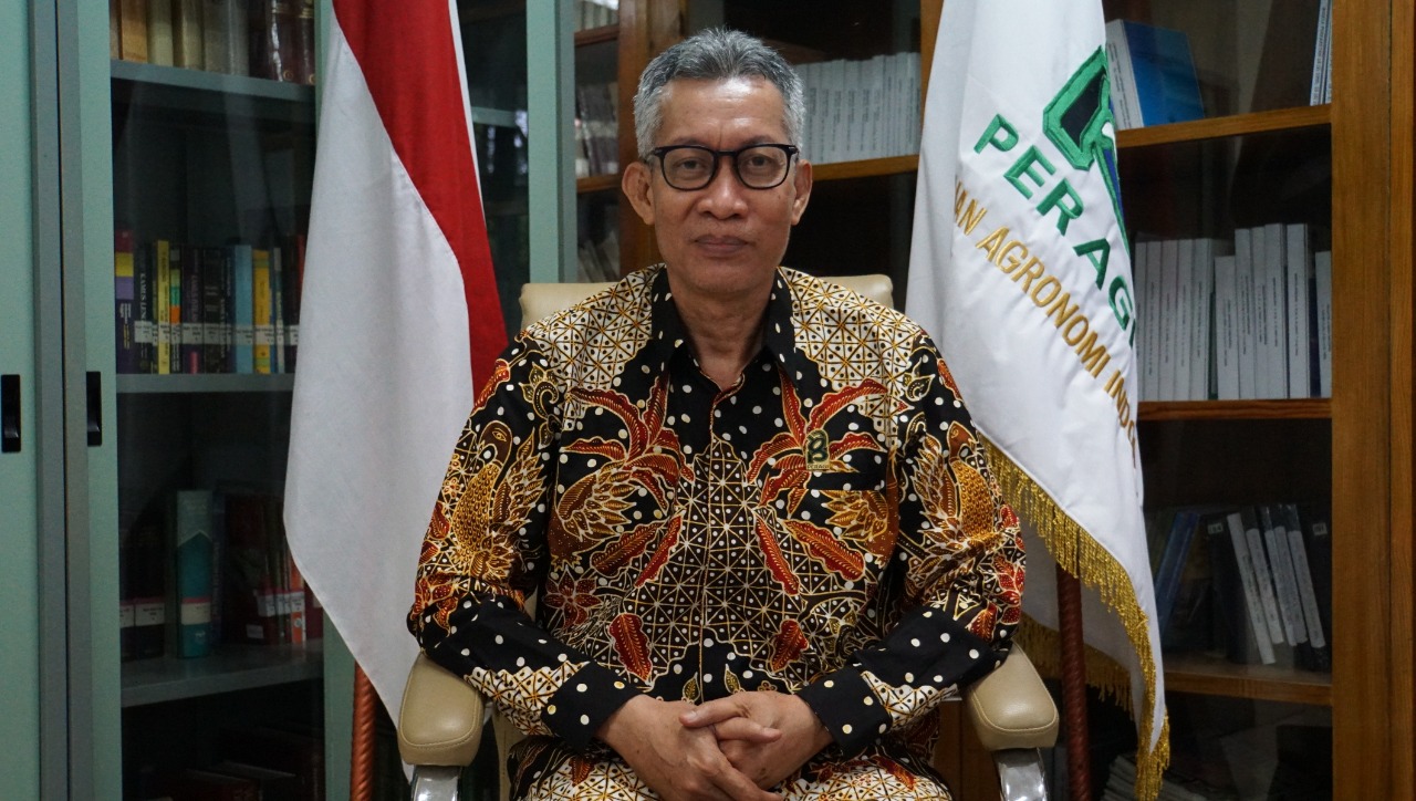 Ketua Umum Perhimpunan Agronomi Indonesia Muhammad Syakir