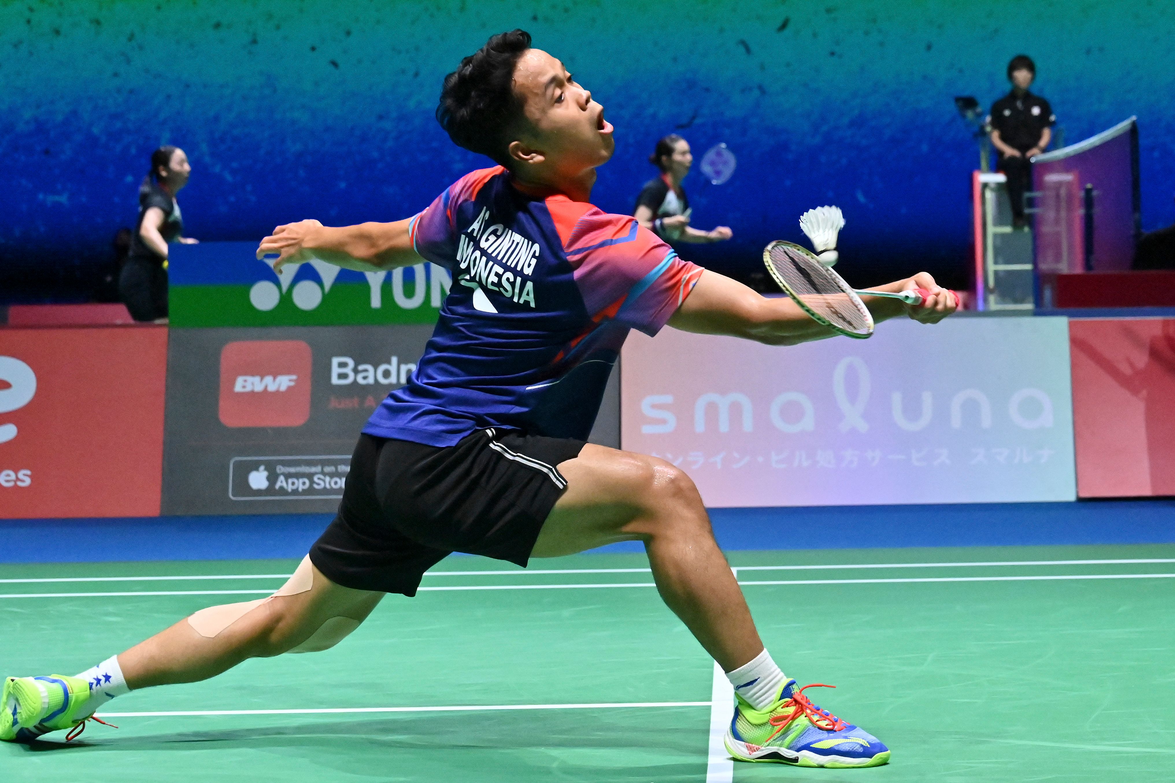 Pebulu tangkis tunggal putra andalan Indonesia Anthony Sinisuka Ginting.