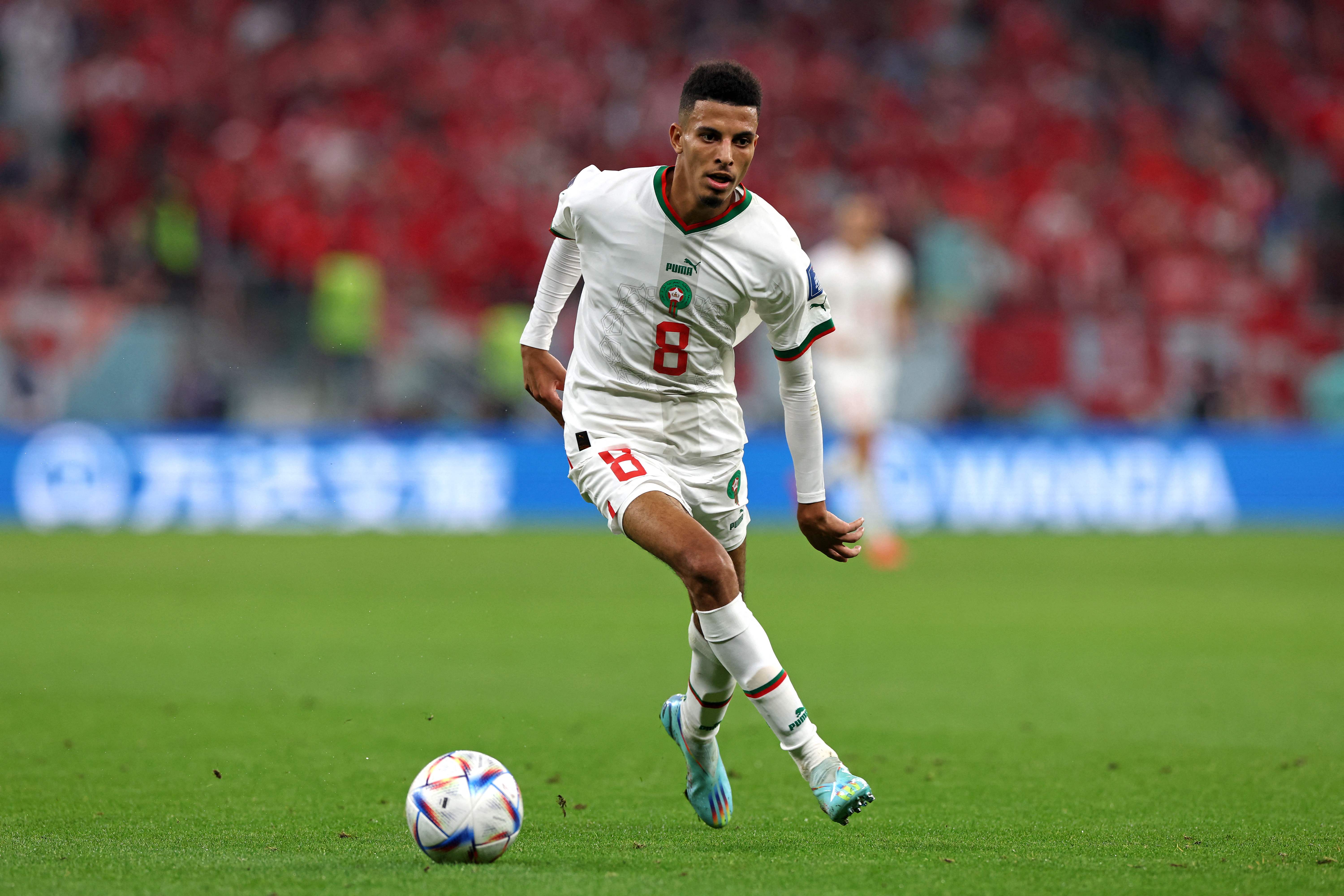 Gelandang timnas Maroko Azzedine Ounahi