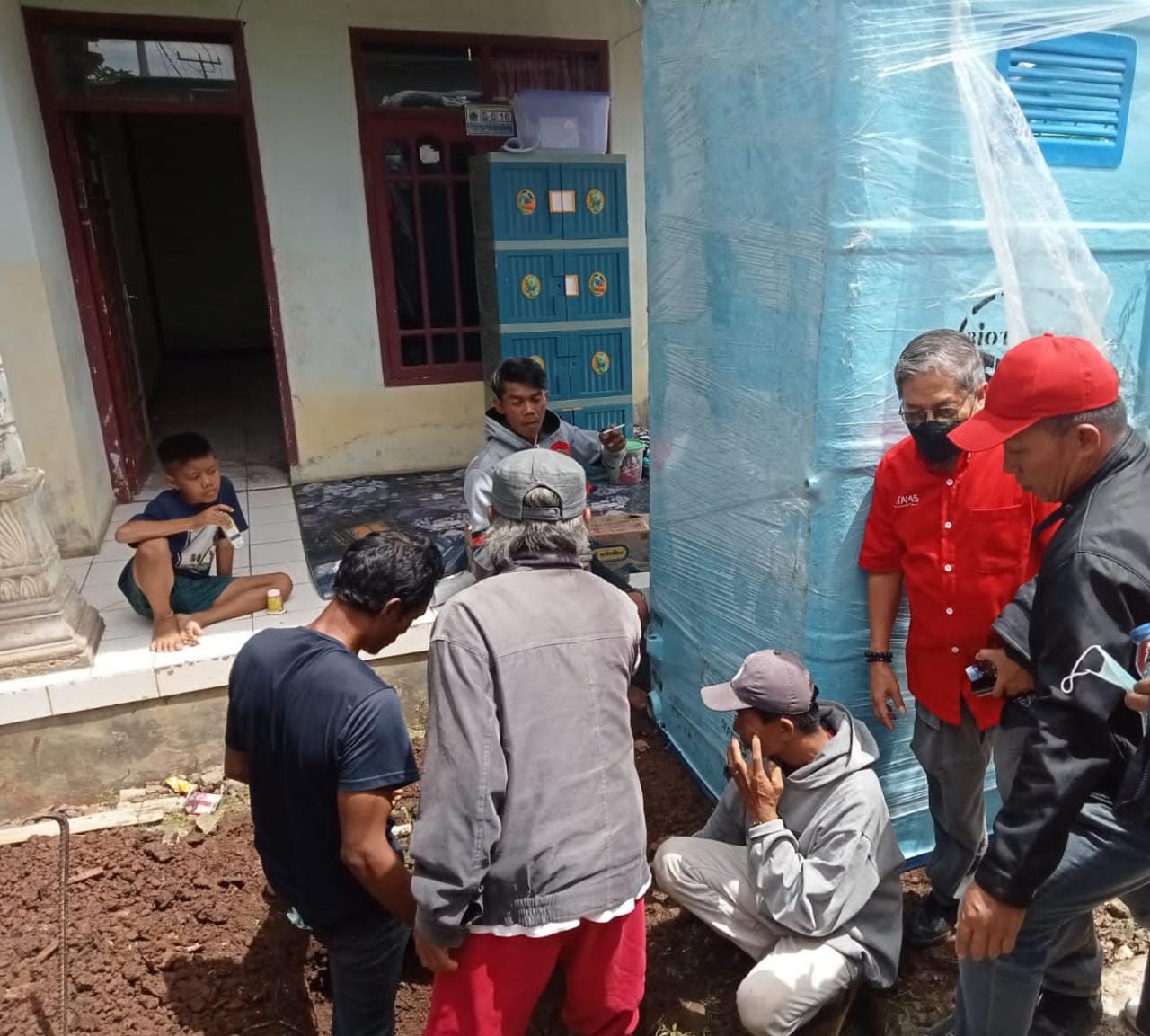  UTA'45 Bantu Pembangunan MCK dan Air Bersih di Daerah Gempa Cianjur 