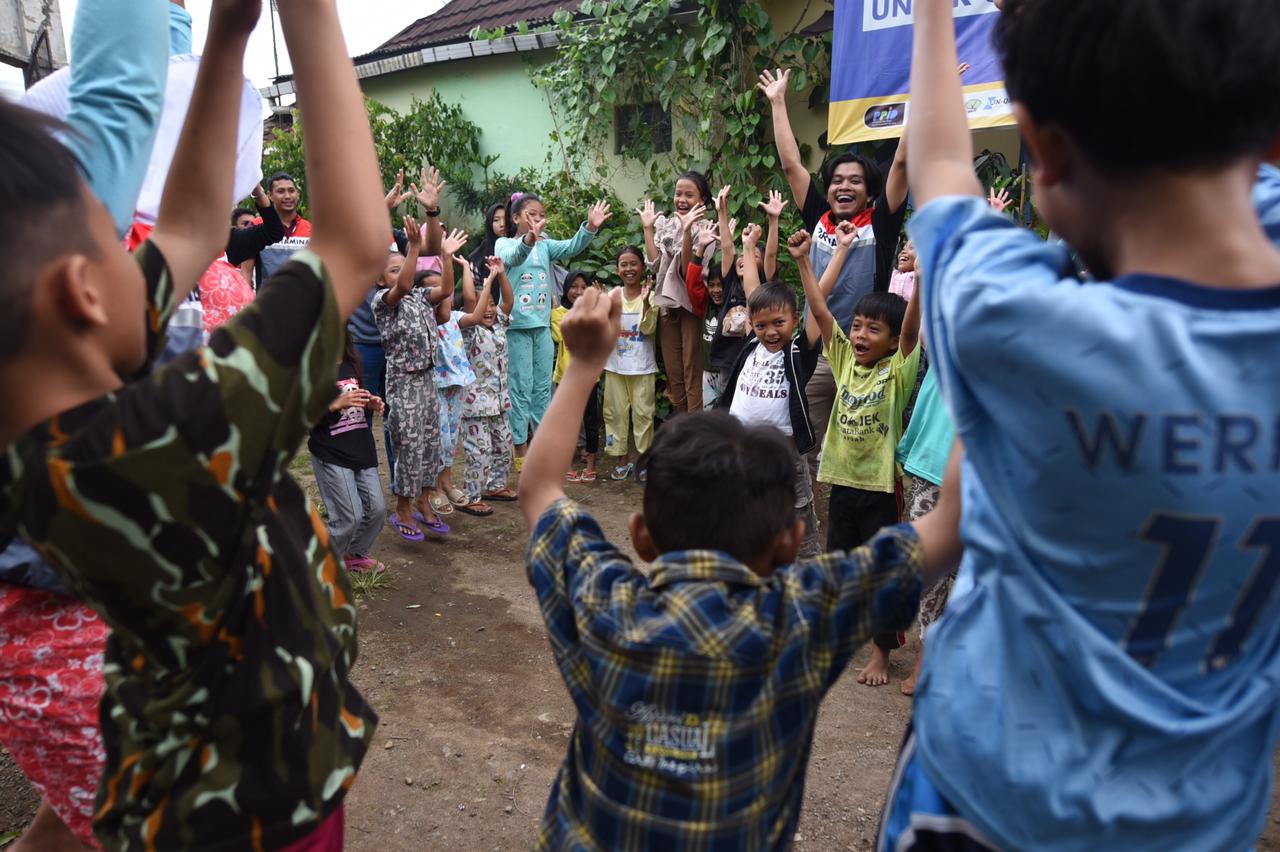 Kegiatan Trauma Healing yang digelar relawan Pertamina Peduli