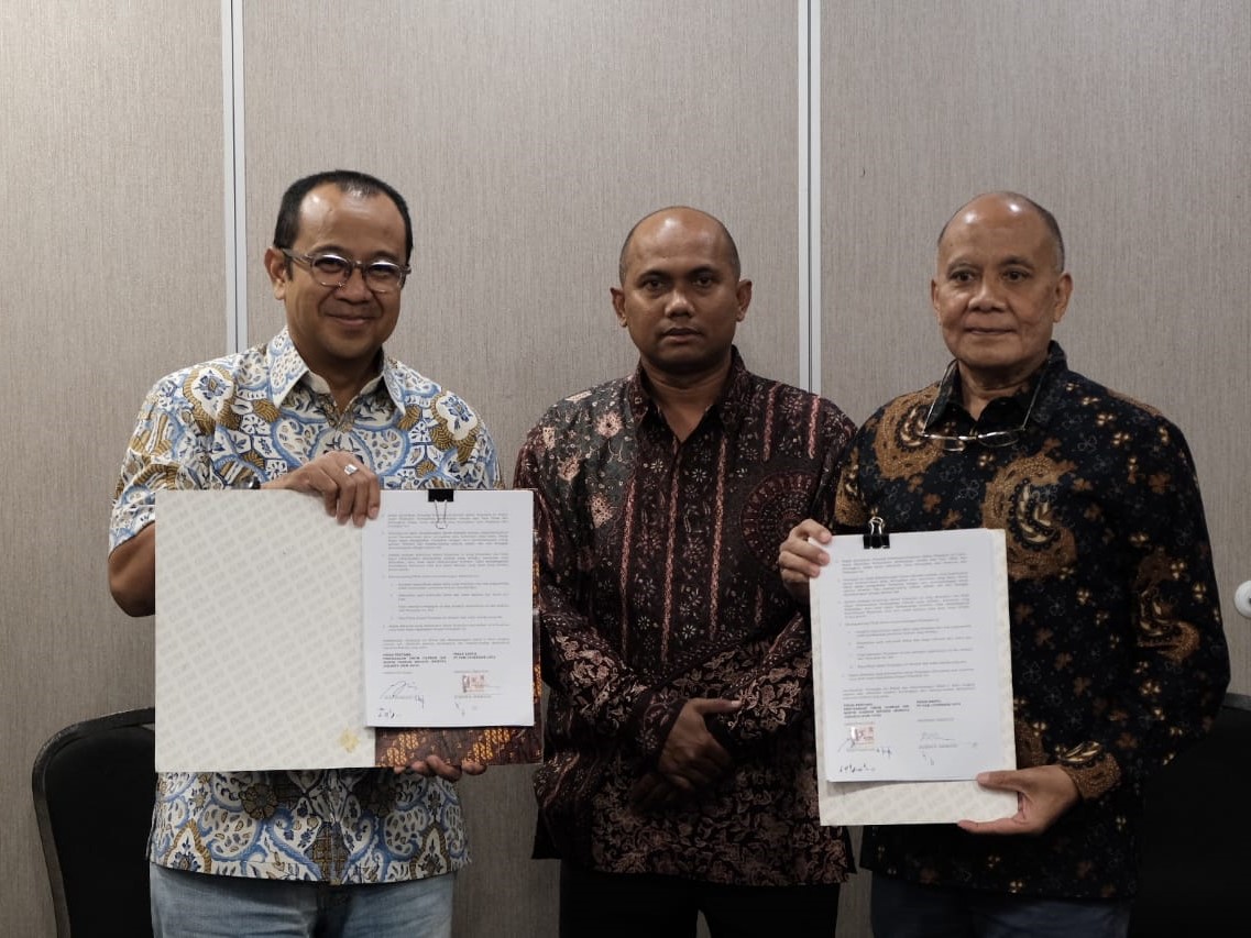 PAM Jaya menandatangani kesepakatan dengan Palyja terkait penyelesaian shorfall yang disaksikan jaksa pengacara negara.