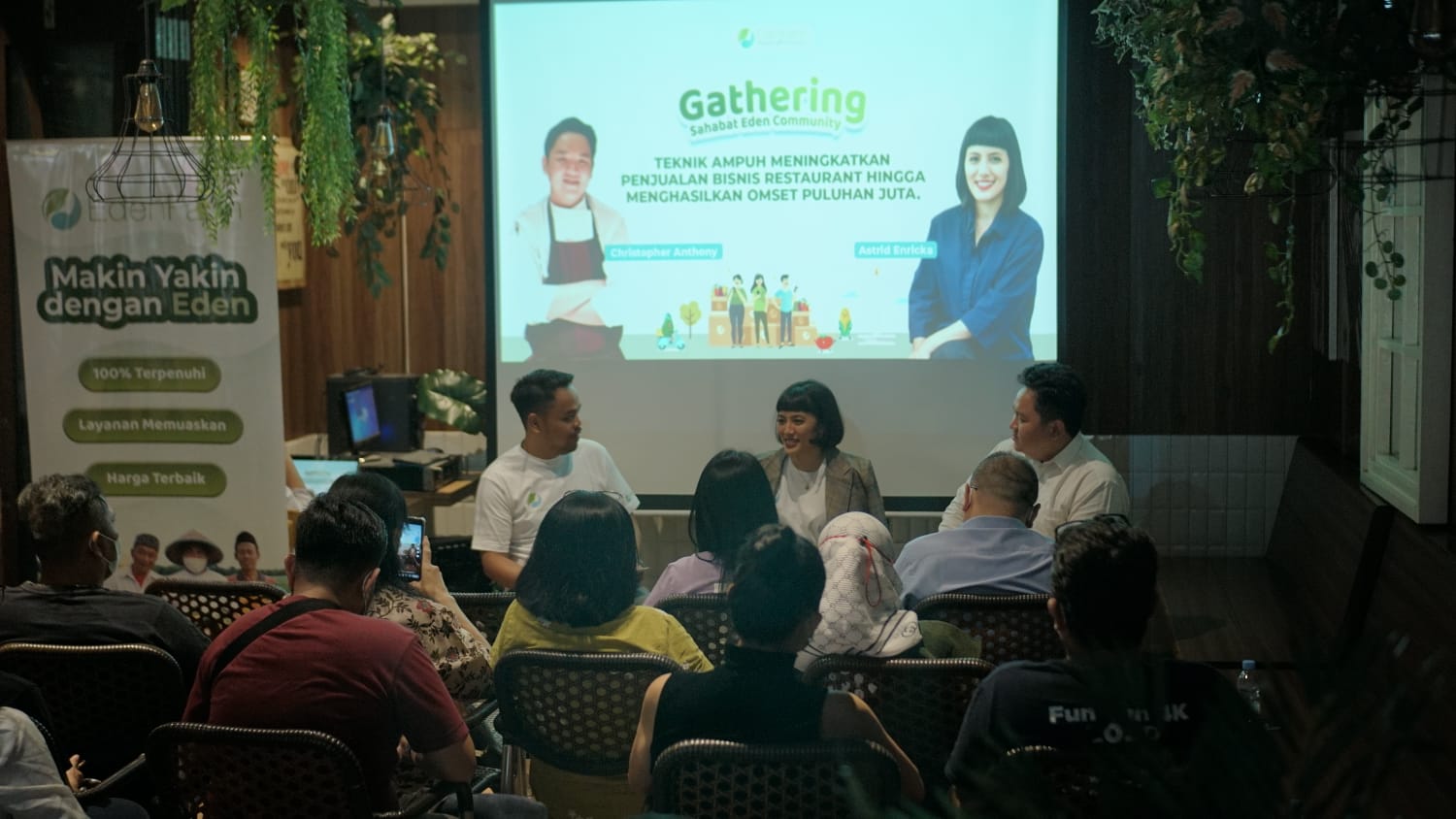 Acara Gathering Sahabat Eden Community untuk para pelaku UMKM kuliner. 