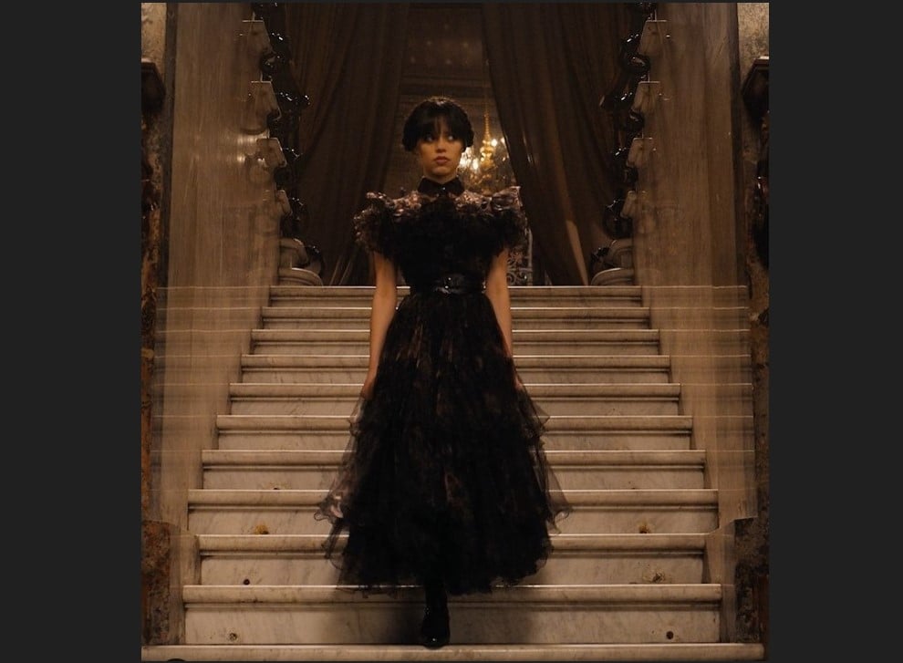 Cuplikan adegan dari serial Wednesday