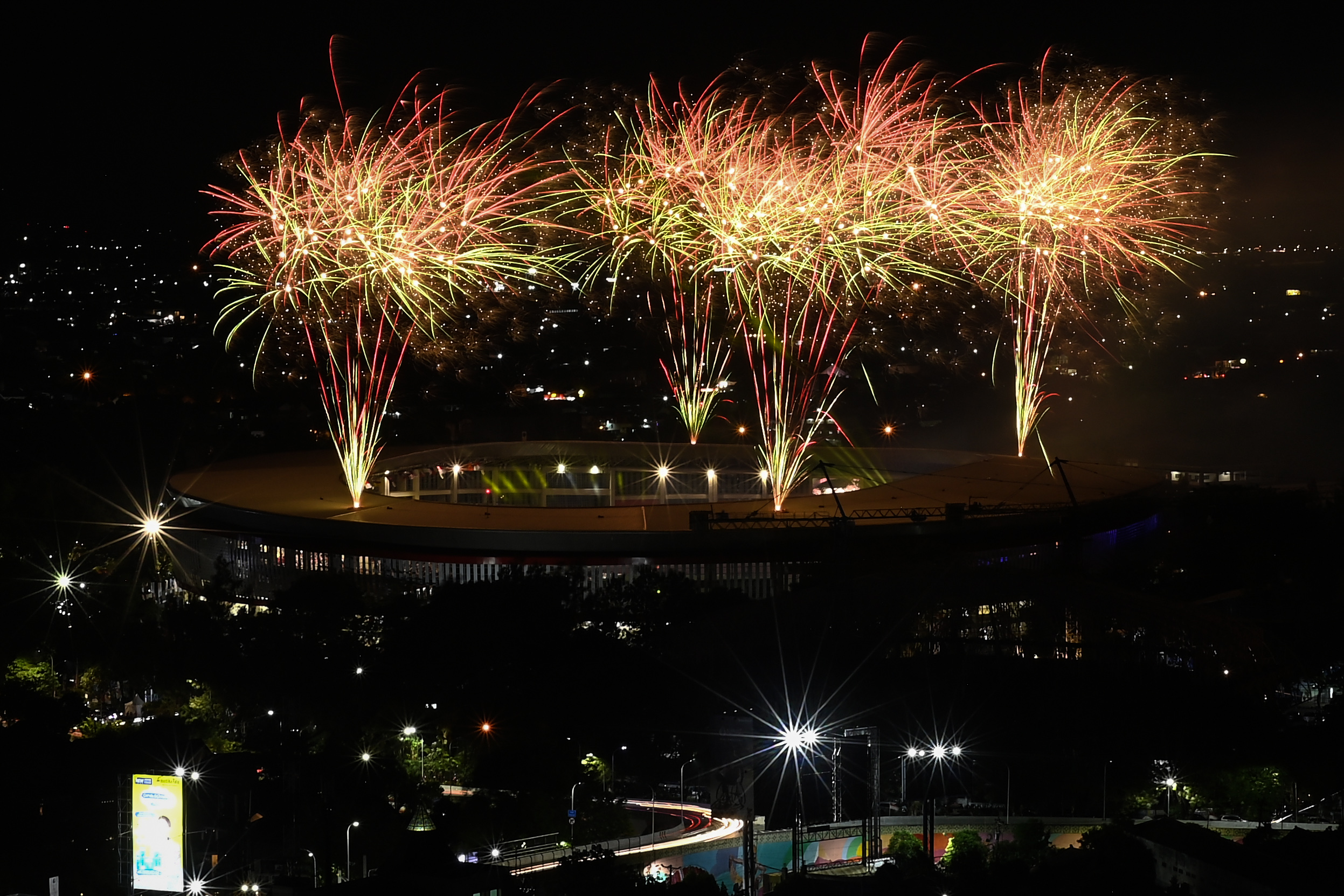 Ilustrasi kembang api