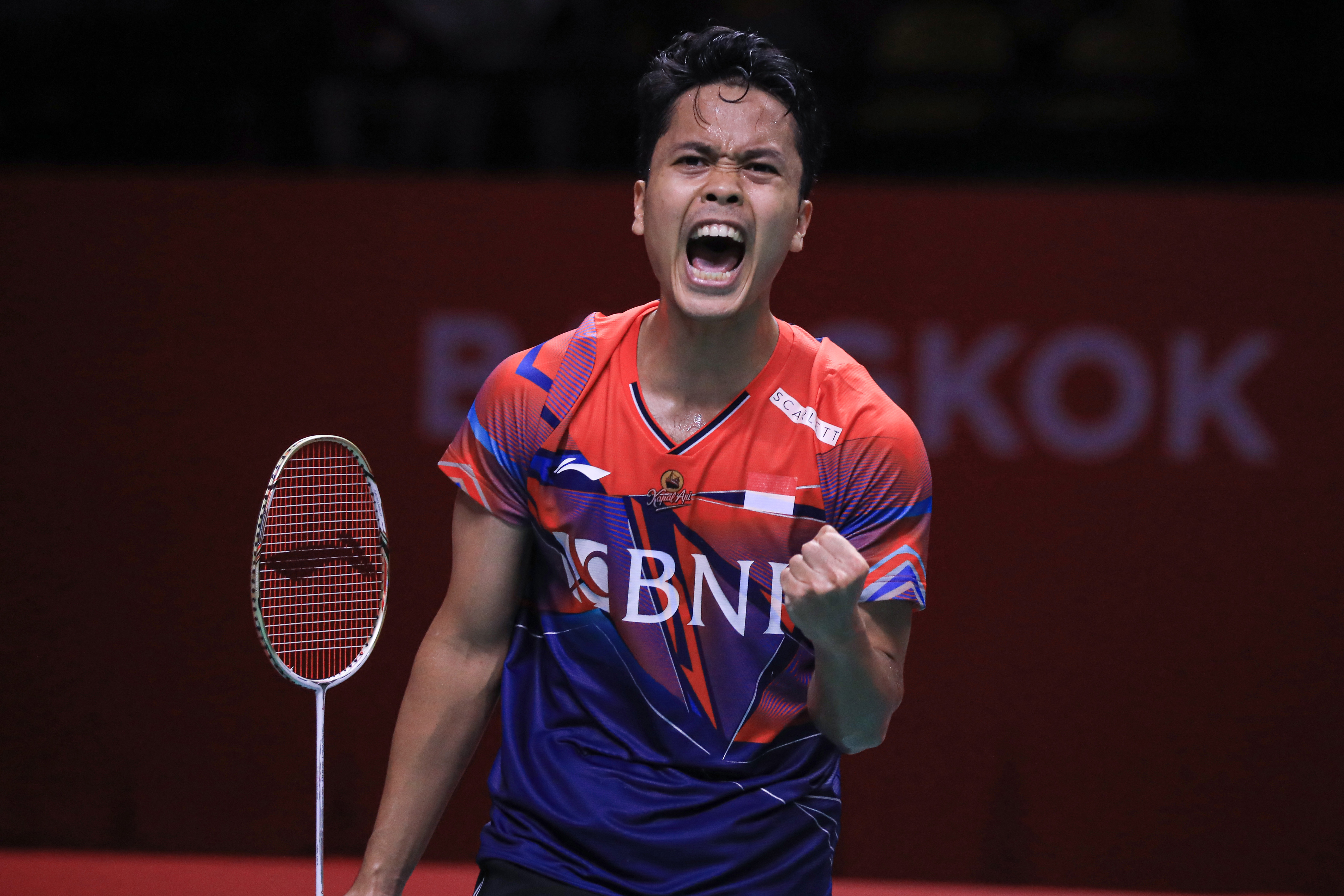 Ginting Lolos dari Fase Grup Ditemani Jonatan