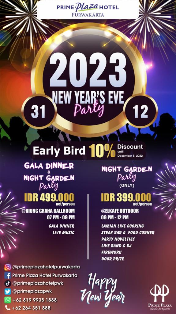 Prime Plaza Hotel Purwakarta mempersembahkan “Night Garden Party” dengan beragam pertunjukan yang spektakuler.