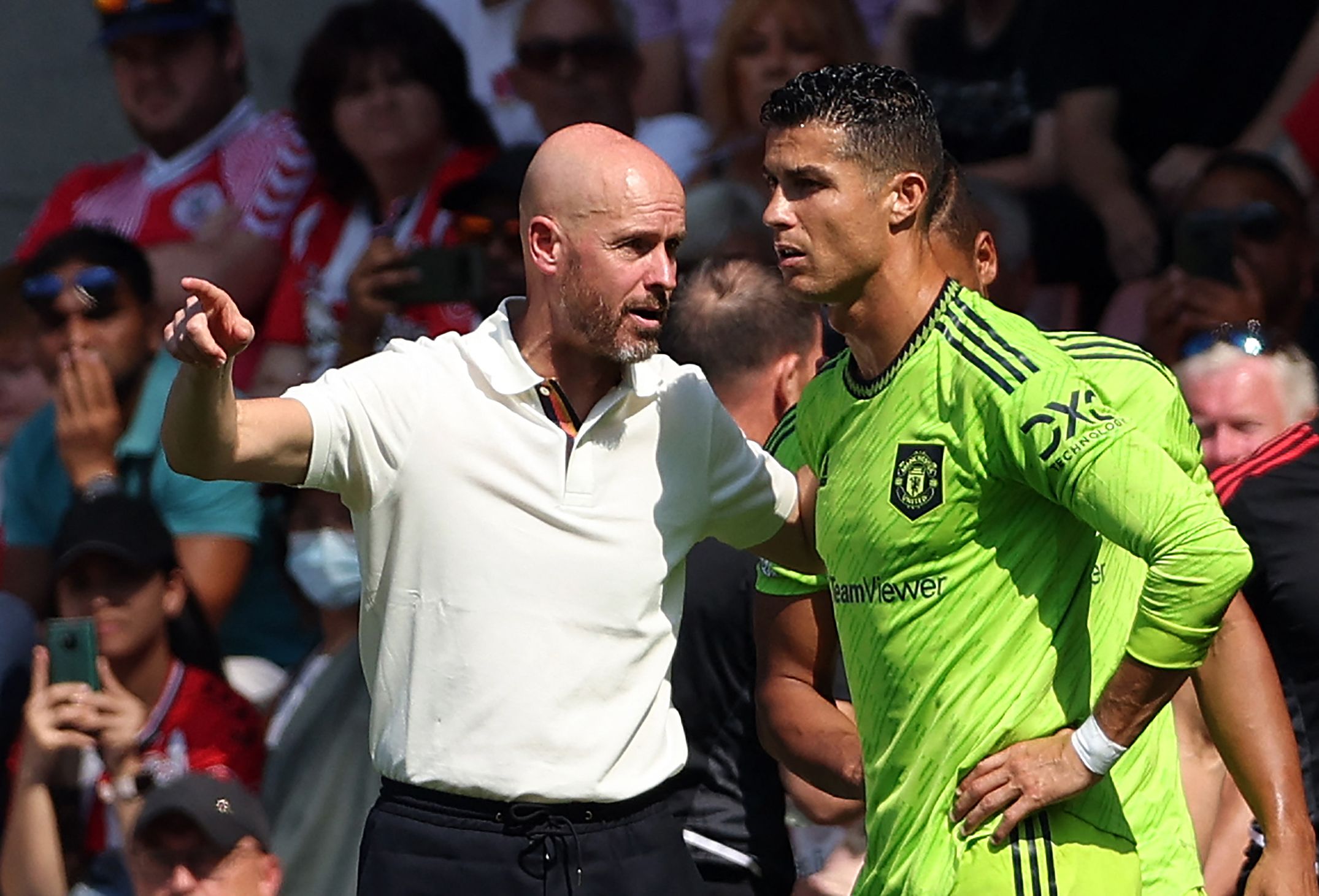 Ten Hag Klaim Ronaldo tidak Pernah Bilang Ingin Hengkang