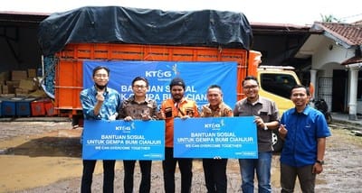 Perusahaan Korea Selatan KT&G mendonasikan bantuan bencana alam senilai Rp 300 juta bagi warga korban gempa di Cianjur, Jawa Barat. 
