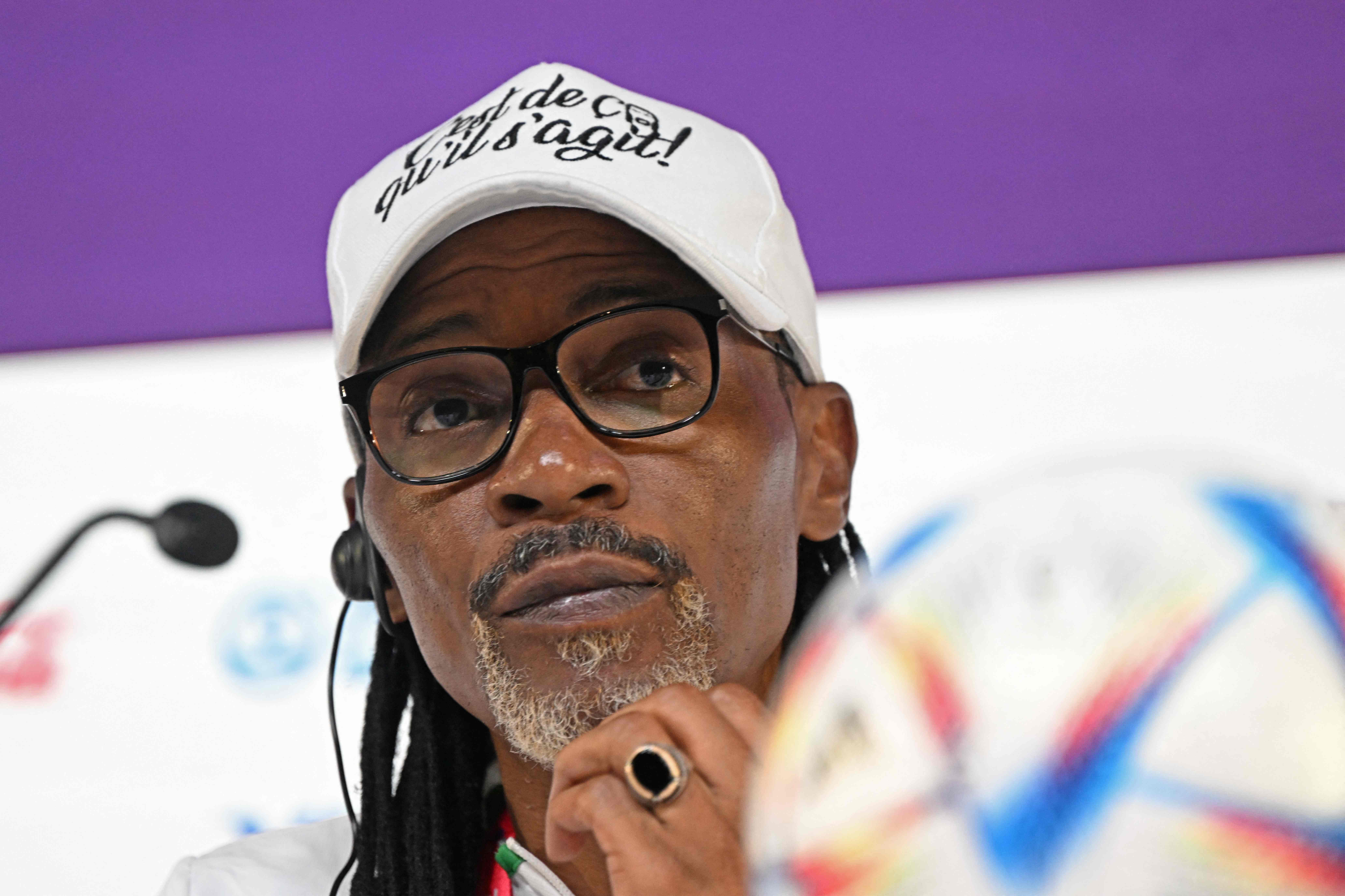 Pelatih Kamerun Rigobert Song