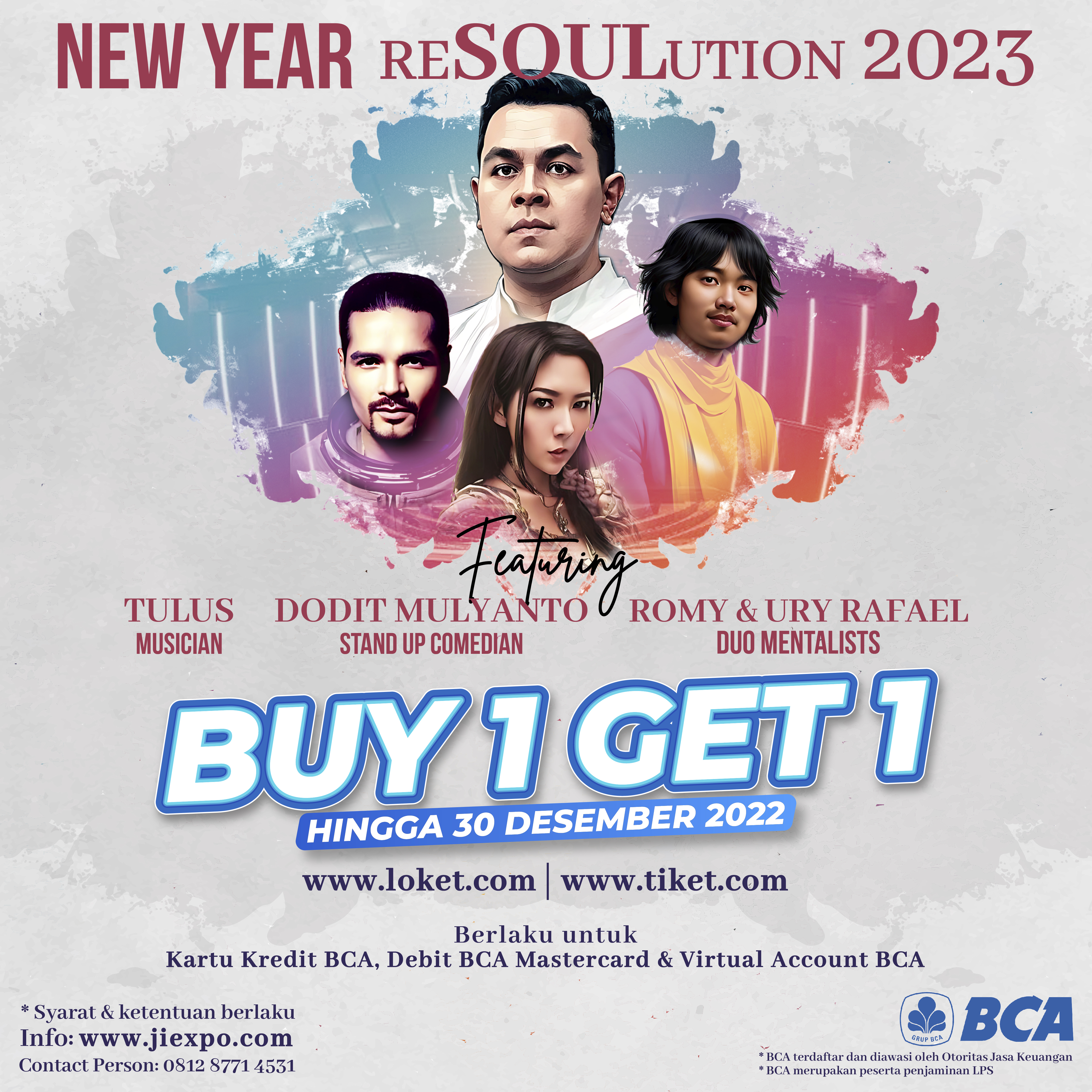 JIEXPO Siap Rayakan Malam Tahun Baru 2023 dengan Megah dan Meriah