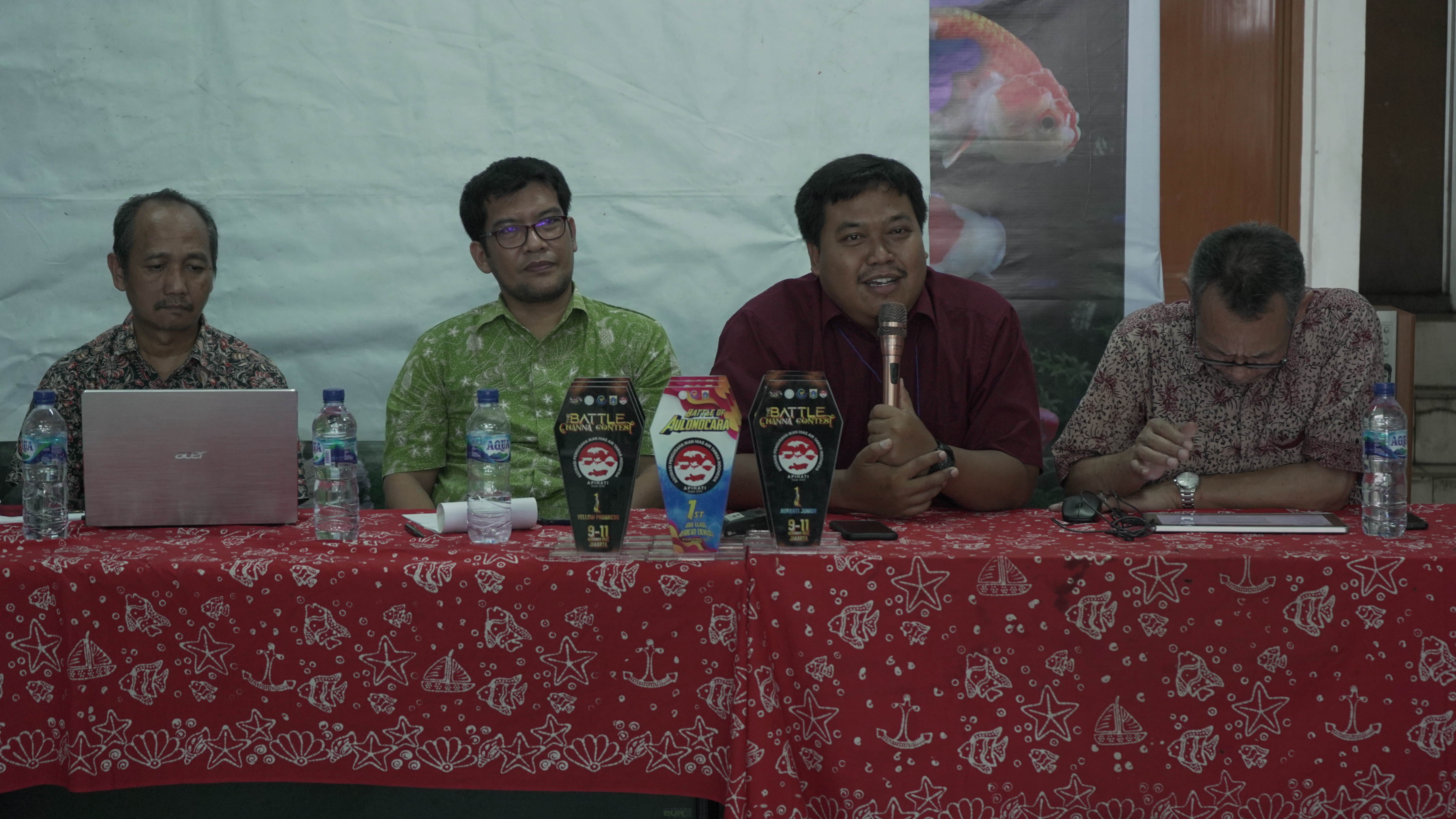 Asosiasi Pelaku Ikan Hias Air Tawar Indonesia (APIHATI) menggelar kegiatan sinegisitas pemerintah dan pelaku usaha ikan hias Indonesia