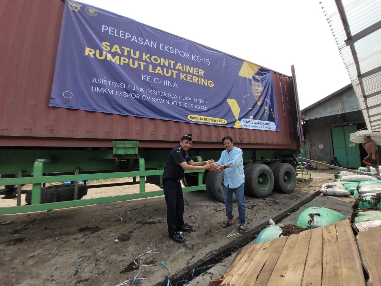 Pelepasan ekspor rumput laur ke Tiongkok