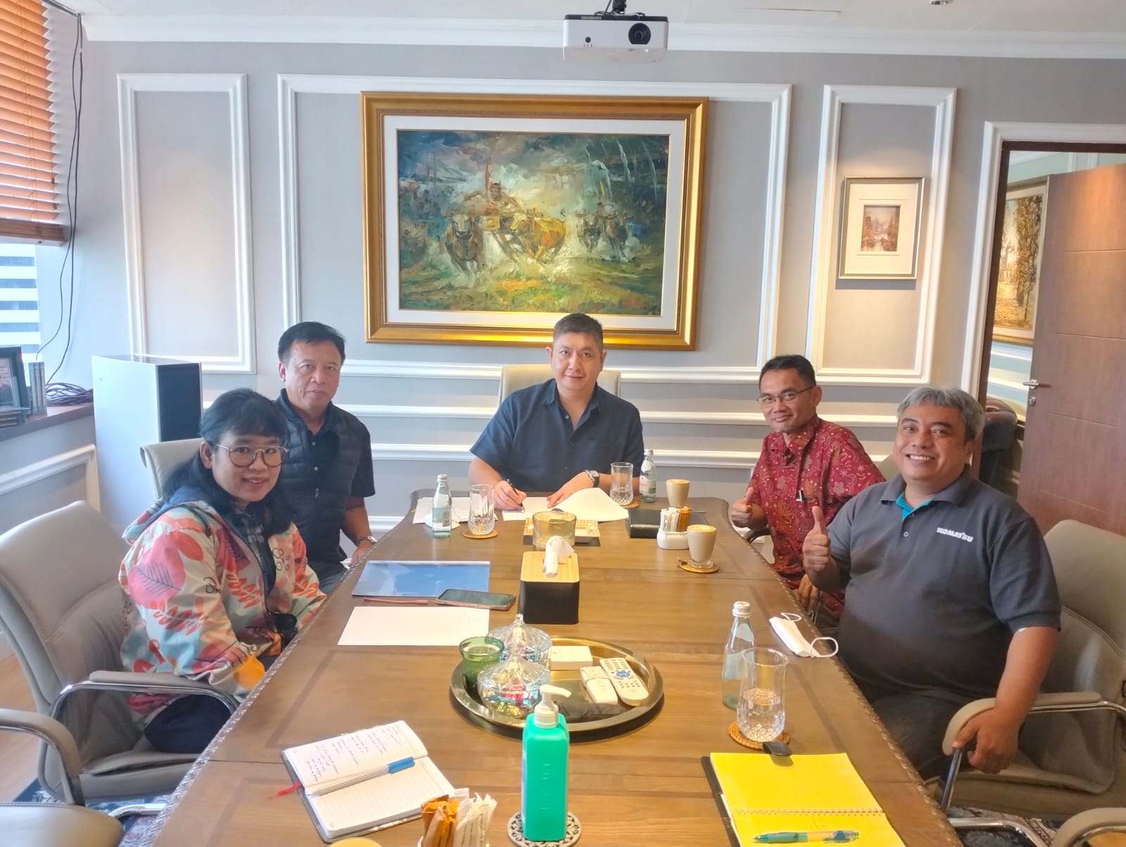 Penandatanganan kontrak kerja sama dengan PT Inerco Global International dan PT. Krakatau Engineering