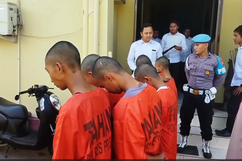 Pelaku pencabulan yang ditangkap Polres Probolinggo, Jawa Timur.